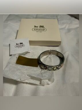 Coach NWT Colorful Monogram Bangle Bracelet! Full Inclusion! 😍